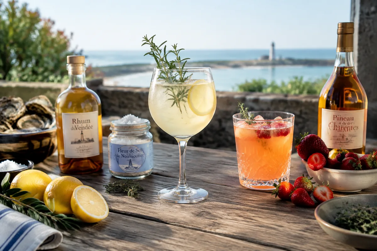 Comment découvrir les cocktails à base de produits du terroir vendéen ?