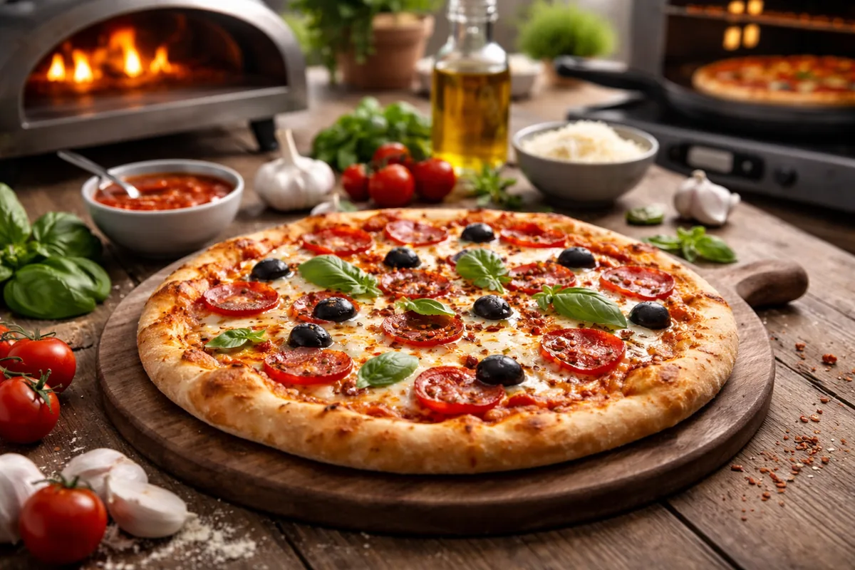 Comment faire une pizza maison avec des techniques de cuisson variées